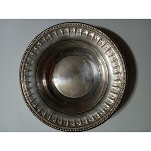 Vintage Reed &‎ Barton Silver Plated Dish #1202 Riveria Pattern 1950's